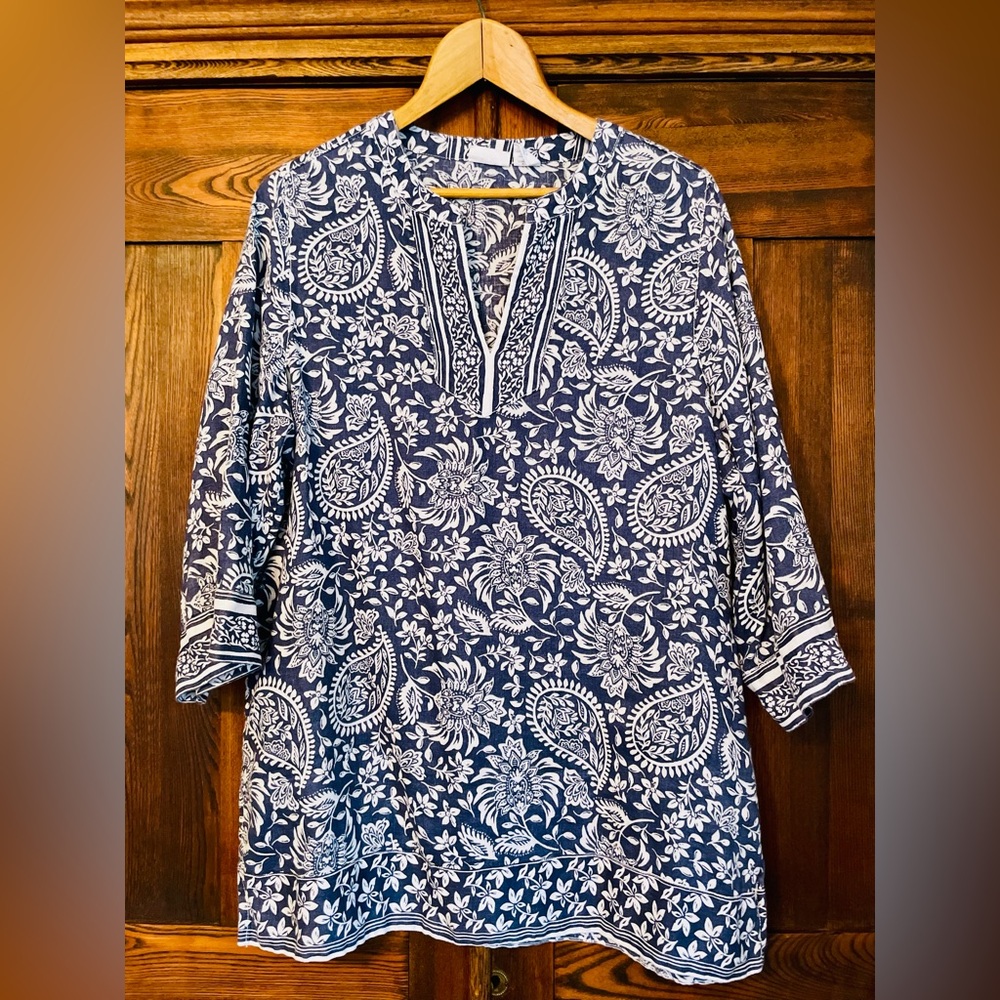 Women’s Size Large 100% Linen Tunic